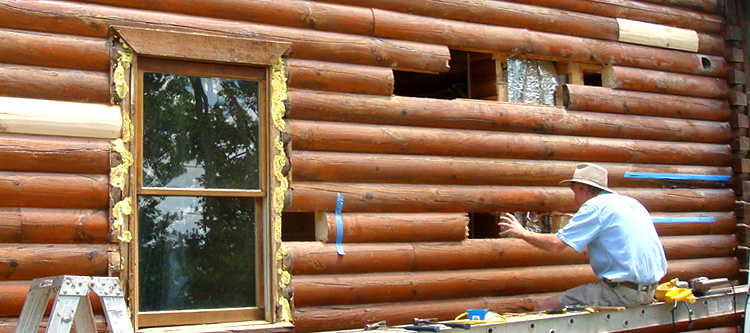 Log Home Repair Bluemont, Virginia